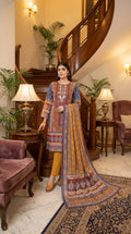 Limelight brand  Ladies 3 Piece Lawn Suit – Unstitched – Summer Collection