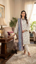 Zesh  brand  Ladies 3 Piece Lawn Suit – Unstitched – Summer Collection