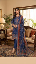 Bareeze brand  Ladies 3 Piece Lawn Suit – Unstitched – Summer Collection