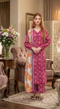 Regalia Ladies 3 Piece Lawn Suit – Unstitched – Summer Collection